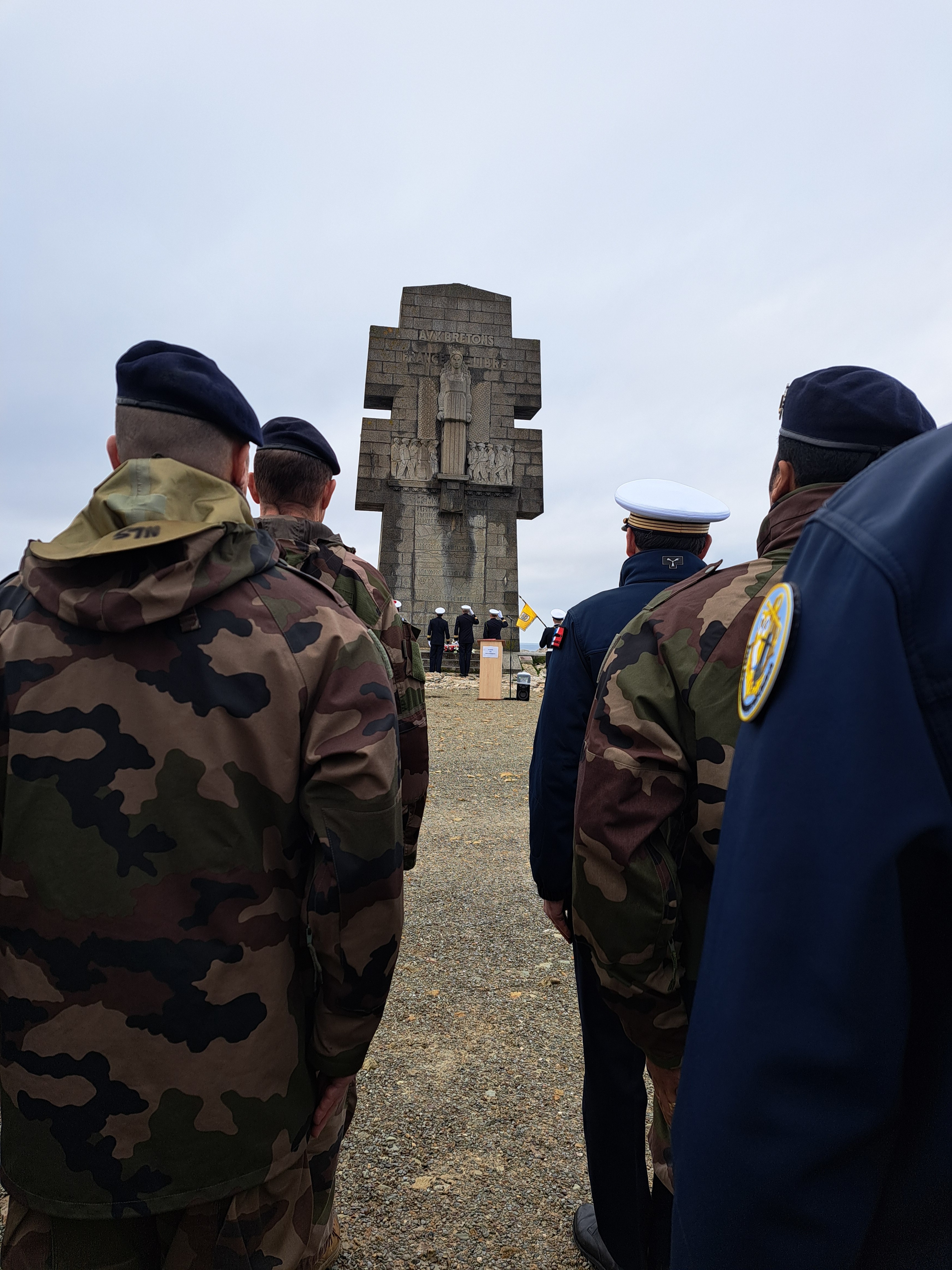 Cérémonie militaire bretonne
